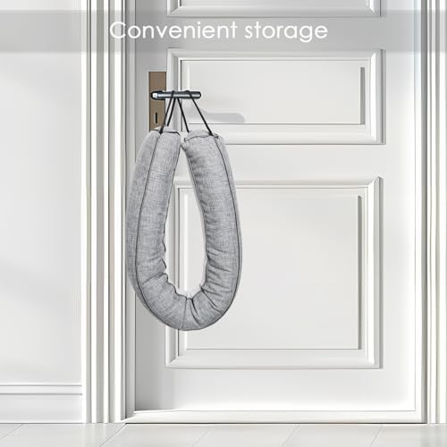 Singingglory Under Door Draft Stopper 32 Inches Gray