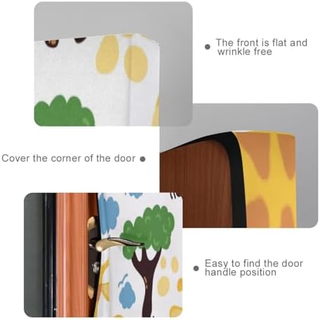 Susiyo Giraffe Forest Halloween Door Cover