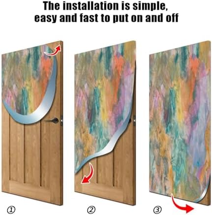 Susiyo Halloween Door Cover with Stretch Fabric