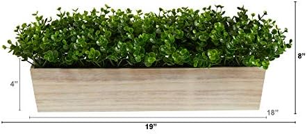 19in Eucalyptus Artificial Plant with Decorative Planter