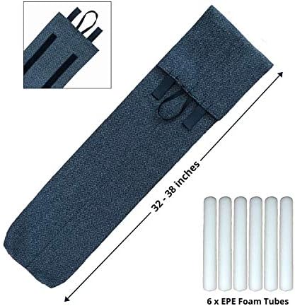 OO Living Under Door Draft Stopper Blocker 2 Inch Foam Tubes Double Sided