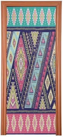 Susiyo Indian Paisley Halloween Door Cover 32x79 in
