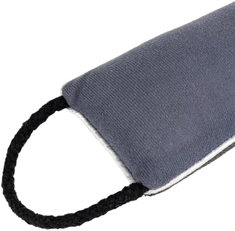 Duck Brand Weighted Door Draft Stopper 36 Door Gap Coverage 1-Pack Dark Gray