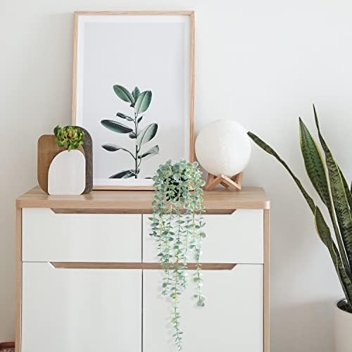 BACAMA Fake Hanging Eucalyptus Wall Greenery 2PCS