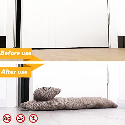 Cute Cat Door Stopper 34 Inch Energy Saving Draft Blocker