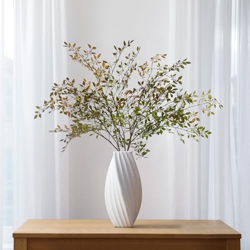 Uqueeten Artificial Greenery Stems 433 Inch Nandina Branches for Vase and Home Dcor