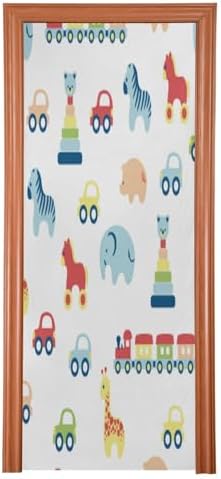 Susiyo Cute Cars Animals Halloween Door Cover