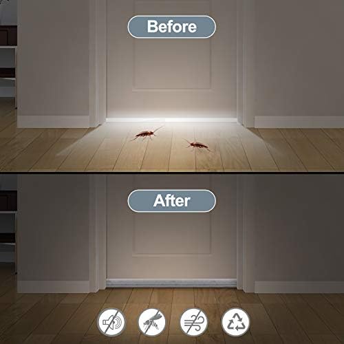 GDHOMM Door Draft Stopper 30-36 Inch Gray