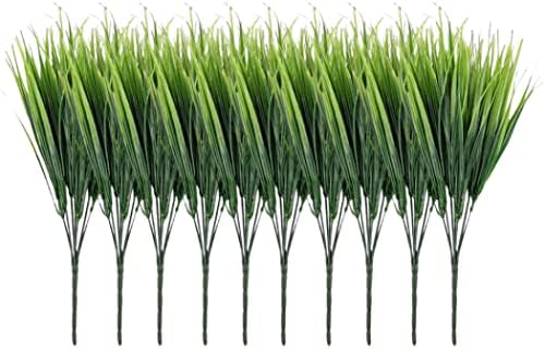 CUCUFA 16 Inch Artificial Wheat Grass 10PCS for Home Decor