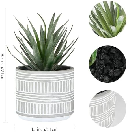 Derekey Artificial Plants Indoor Fake Plants in Pots
