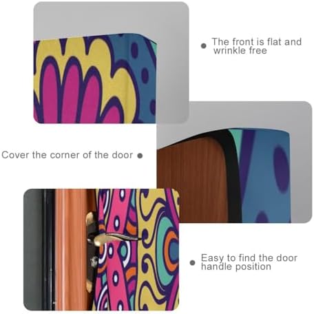 Susiyo Flower Mandalas Purple Halloween Door Cover