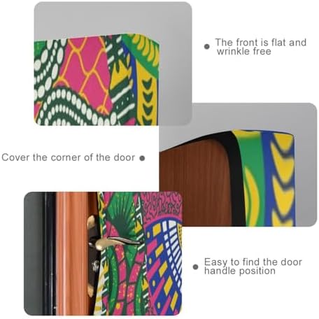 African Style Fabric Patchwork Halloween Door Cover