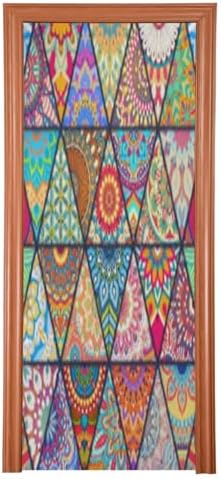 Susiyo Colorful Mandela Halloween Door Cover