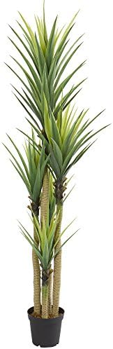 Nearly Natural Dracaena Artificial Silk Plants Green