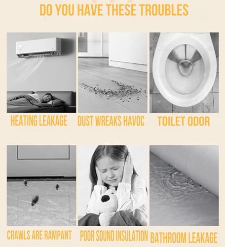 39 Inch Under Door Draft Stoppers Adjustable Door Sweep for Soundproof and Dustproof