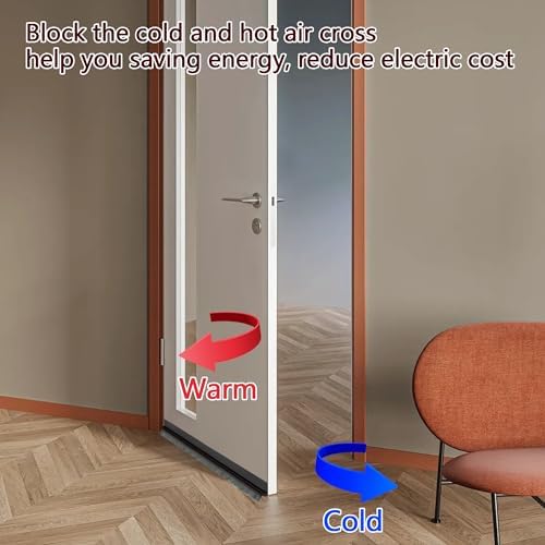 Door Draft Stopper Bottom Seal 39 Inch Soundproof Winter Cold Blocker