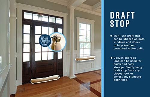 Filterwow Door Snake Draft Stopper - 2 Pack