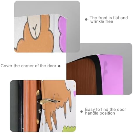 Susiyo Colorful Pretty Sheep Halloween Door Cover