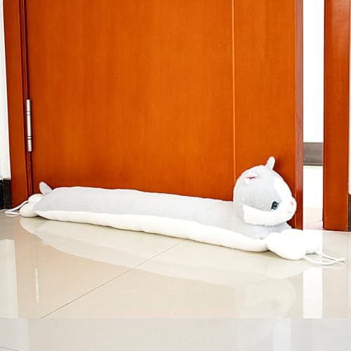 36 Inch Heavy Duty Grey Cat Door Draft Stopper