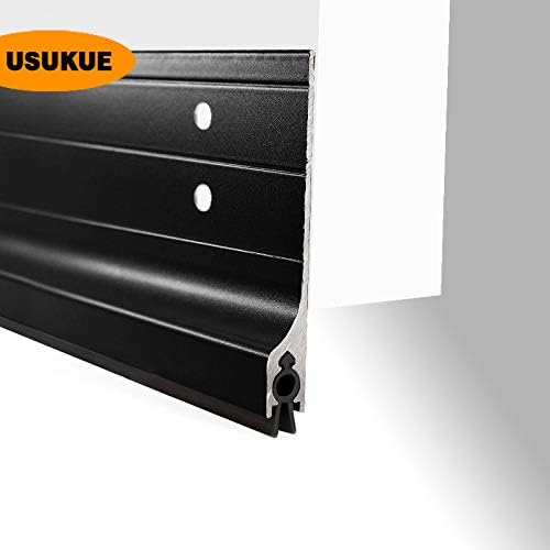 42 Inch Door Draft Stopper Black Aluminum Seal Strip