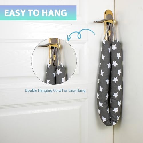 SANFERGE Weighted Door Draft Stopper 2 Pack 36 Inch