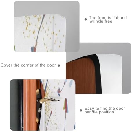 Susiyo Magic Mushrooms Christmas Door Cover Decoration 32x79 in
