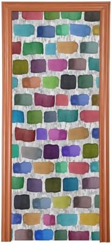 Susiyo Halloween Door Cover 32x79 Inches Stretch Fabric