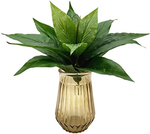 PASYOU Artificial Agave Plant 2 Pack 10 Inches Faux Greenery