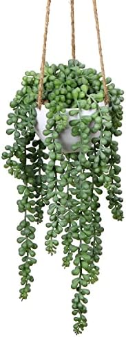 Artificial Succulents Hanging Fake String of Pearls for Home Decor