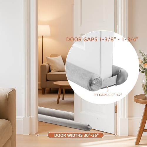 Amugret Thin Draft Stopper for Bottom of Door
