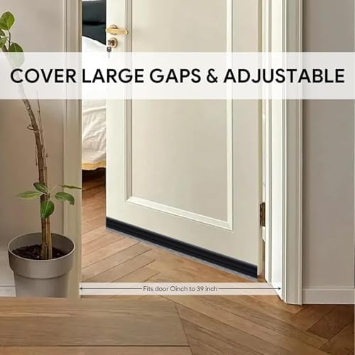 Funnytek 39 Inch Self Adhesive Door Sweep Brush