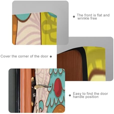 Susiyo Halloween Door Cover 32x79 in