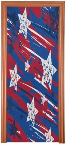 Susiyo Stars and Lines Halloween Door Cover 32x79 in