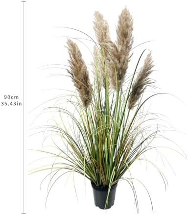 Alonfale Artificial Pampas Grass 35 Inch Set