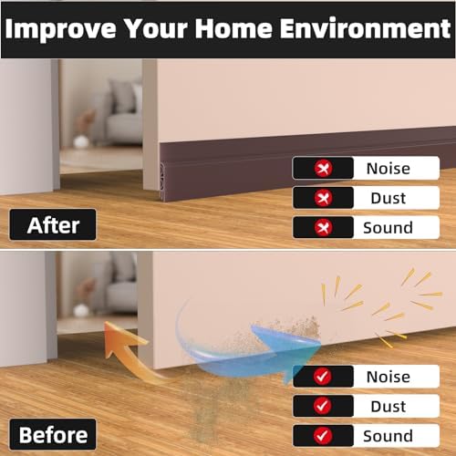 ESUFEIR 78 Inch Under Door Draft Stopper