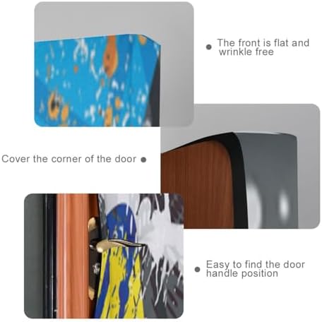 Susiyo Halloween Door Cover Stretch Fabric Decor