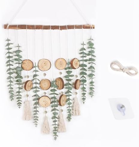 JoyHuaTrade Artificial Eucalyptus Wall Decor