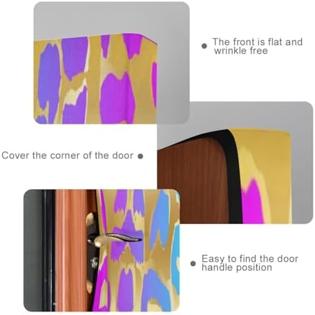 Susiyo Colorful Animal Halloween Door Cover Stretch Fabric