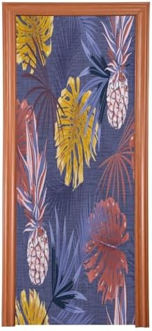 Susiyo Dark Pineapple Halloween Door Cover
