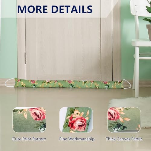 2 Pack 36 Inch Door Draft Stopper with Cartoon Print