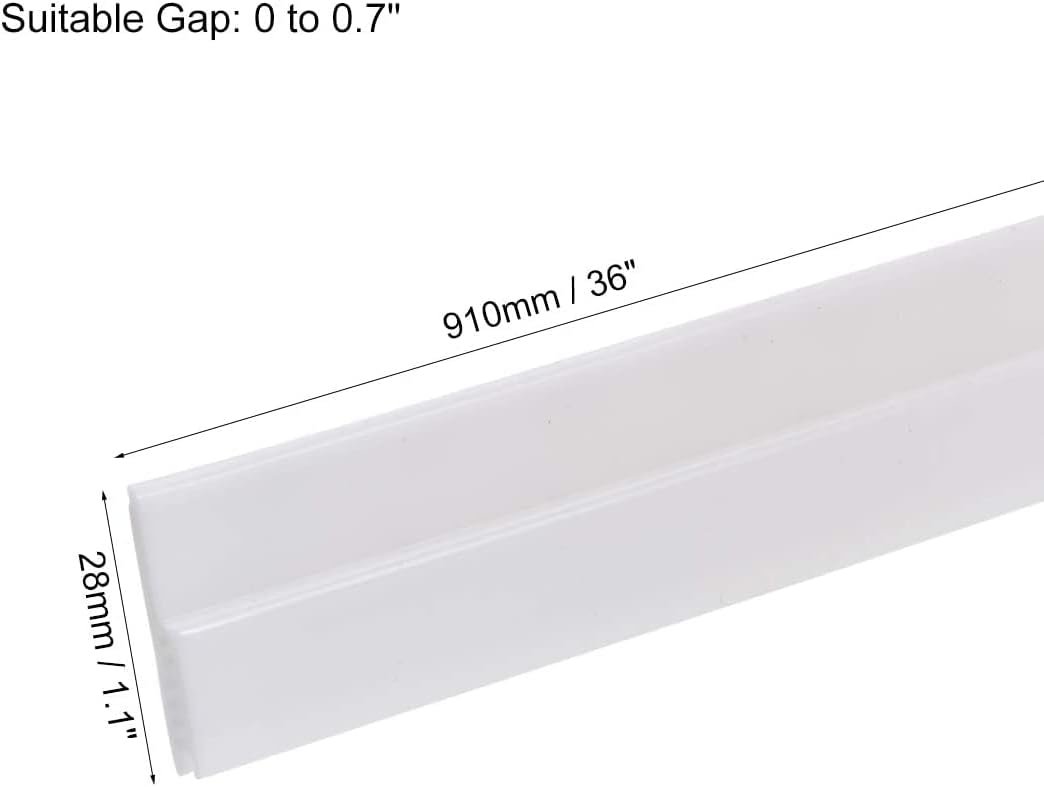 XYWHPGV Door Draft Stopper 11x36 Inch White
