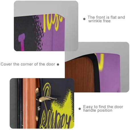 Susiyo Super Girl Halloween Door Cover 32x79 in