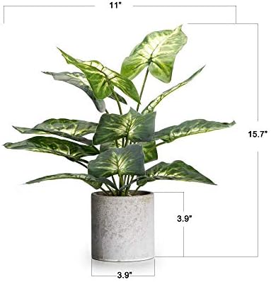 Velener 1Pc Faux Plant Indoor 16 Decor Pot