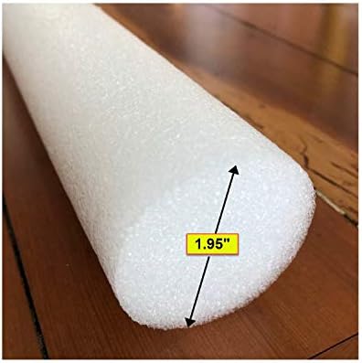 OO Living Under Door Draft Stopper Blocker 2 Inch Foam Tubes Black
