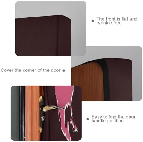 Susiyo Colorful World Map Halloween Door Cover