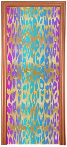 Susiyo Colorful Animal Halloween Door Cover Stretch Fabric