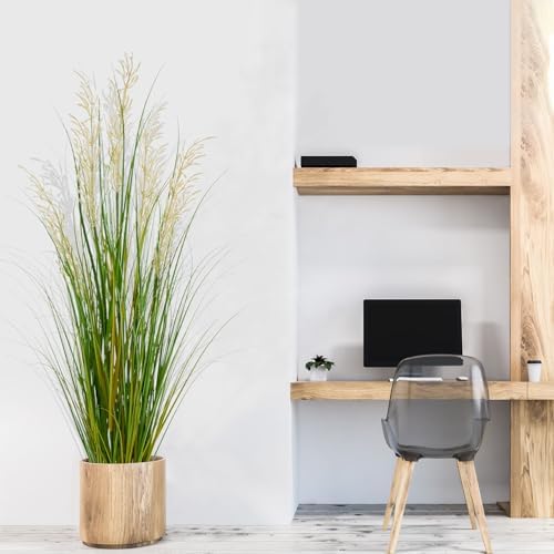 47 Inch Artificial Onion Grass Plant in Pot