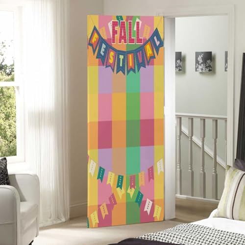Susiyo Fancy Letters Halloween Door Cover 32x79