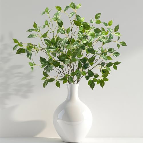 Uqueeten Eucalyptus Stems Artificial Plants 32 Inch 6PCS