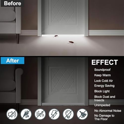 Lafo Door Sweep for Bottom of Door with Brush